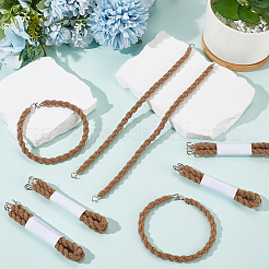 6 Pairs Polyester Elastic Boot Bands&nbsp;DIY-CY0002-79B