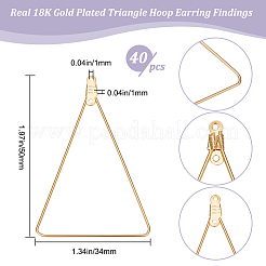 40Pcs Brass Connector Charms&nbsp;KK-BBC0009-63