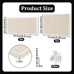 Quartz Honeycomb Ceramic Soldering Boards&nbsp;AJEW-OC0005-53C