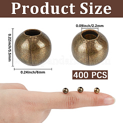 400Pcs Iron Spacer Beads&nbsp;IFIN-PA0001-10