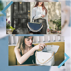 PU Leather & Plastic Pearl  Phone Hand Strap Chains&nbsp;AJEW-WH20048-12A