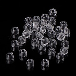 Transparent acrylic beads&nbsp;PL526_4MM