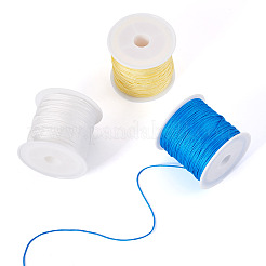 3 Rolls 3 Colors Nylon Braided Cord&nbsp;NWIR-TA0001-35C