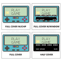 Rectangle PVC Plastic Waterproof Card Stickers&nbsp;DIY-WH0432-086