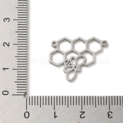 Tarnish Resistant 304 Stainless Steel Connector Charms&nbsp;STAS-O005-03P