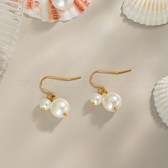 304 Stainless Steel Round Dangle Earrings&nbsp;WJ2231