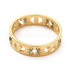 201 Stainless Steel Finger Rings for Women&nbsp;RJEW-M013-01G-1