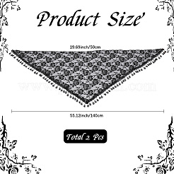 Cloth Polyester Headbands for Women&nbsp;OHAR-WH20008-11B-02