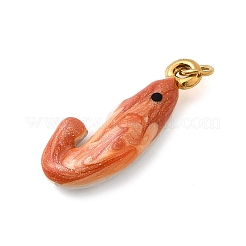 304 Stainless Steel Enamel Pendants&nbsp;STAS-B093-33G-06