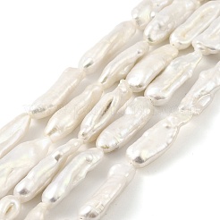 Natural Baroque Keshi Pearl Beads Strands&nbsp;PEAR-B004-04B-01A