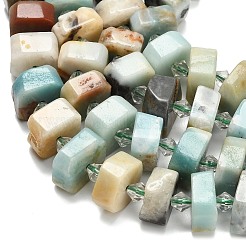 Natural Flower Amazonite Beads Strands&nbsp;G-L642-H10-01