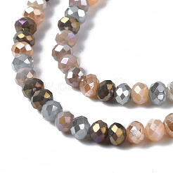 Electroplate Glass Beads Strands&nbsp;EGLA-T020-13B-01
