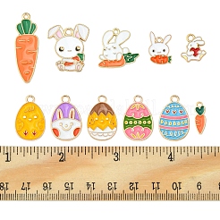 22Pcs 11 Styles Alloy Enamel Pendants&nbsp;ENAM-FS0001-43