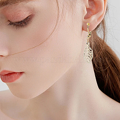 20Pcs 2 Colors Brass Clip-on Hoop Earring Converters Findings&nbsp;KK-SP0002-53