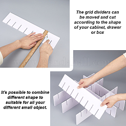 PVC Plastic Drawer Divider&nbsp;LS-DIY-WH0899-759A