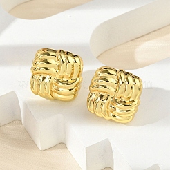 Square 304 Stainless Steel Stud Earrings for Women&nbsp;EJEW-A125-63G