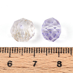 Baking Paint Transparent Glass Beads&nbsp;GLAA-N011-10mm-06