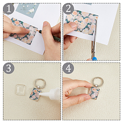 Rectangle Alloy Keychain&nbsp;KEYC-DC00007