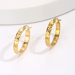 201 Stainless Steel Hoop Earrings for Women&nbsp;QT0624