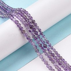 Natural Amethyst Beads Strands&nbsp;G-N0215-02-3mm