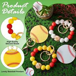 Silicone Beads Pendant Decoration&nbsp;KEYC-SW00016-04