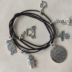 Study Theme Tibetan Style Alloy Pendant Decoration&nbsp;HJEW-FH0001-35