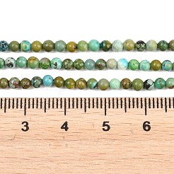 Natural HuBei Turquoise Beads Strands&nbsp;G-D100-A01-3mm