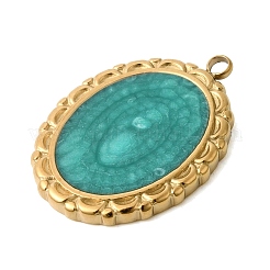 304 Stainless Steel Enamel Pendants&nbsp;STAS-B128-35G