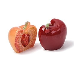 Opaque Resin Imitation Fruit Cabochons&nbsp;CRES-B038-03B
