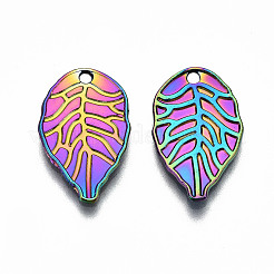 Rainbow Color Alloy Pendants&nbsp;PALLOY-S180-037-RS