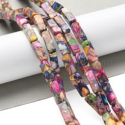 Natural Imperial Jasper Beads Strands&nbsp;G-P391-A07