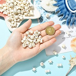 Acrylic Imitation Bone Beads&nbsp;OACR-CJC0022-004