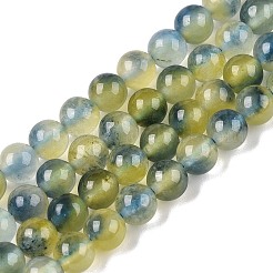 Dyed Natural White Jade Beads Strands&nbsp;G-T138-6mm-210-27