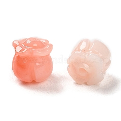 Synthetic Coral Dyed Beads&nbsp;CORA-P008-02A-02