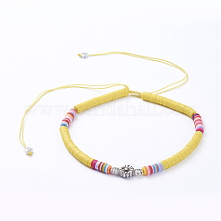 Adjustable Nylon Cord Braided Beaded Necklaces&nbsp;NJEW-JN02727