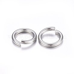 Tarnish Resistant 304 Stainless Steel Open Jump Rings&nbsp;X-STAS-F174-12P