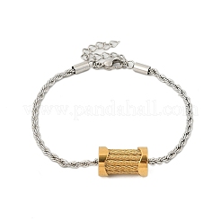 304 Stainless Steel Link Bracelets for Women&nbsp;BJEW-Z087-17GP