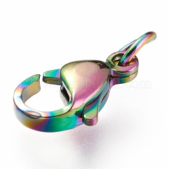 Ion Plating(IP) 304 Stainless Steel Lobster Claw Clasps&nbsp;STAS-G240-01D-C