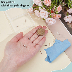 10Pcs 925 Sterling Silver Tube Beads&nbsp;STER-BC0003-48A
