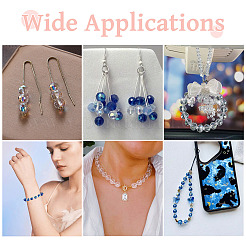 80Pcs AB Color Plated Glass Beads&nbsp;EGLA-TA0013-01B
