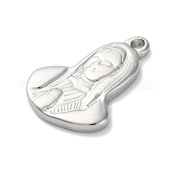 Anti-Tarnish 201 Stainless Steel Pendants&nbsp;LS-STAS-Q015-01P