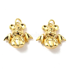 Rack Plating Brass Pendant Settings For Enamel&nbsp;KK-D026-03G