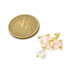 Shell Pearl Beads Glass Pendants&nbsp;PALLOY-MZ00432-01