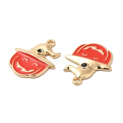 Halloween Alloy Enamel Pendants&nbsp;ENAM-K069-07C-G