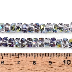 Electroplate Transparent Glass Beads Strands&nbsp;EGLA-N022-05B-C13