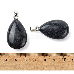 Synthetic Blue Goldstone Pendants&nbsp;GG-K002-09R