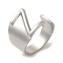 Non-Tarnish 201 Stainless Steel Finger Rings&nbsp;RJEW-H223-04P-Z