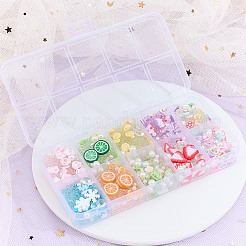 130G 10 Style Plastic Bubble Beads&nbsp;FIND-OC0004-04