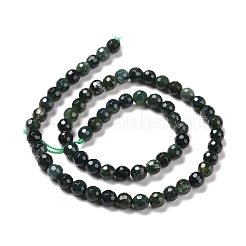 Natural Moss Agate Beads Strands&nbsp;G-E571-21A