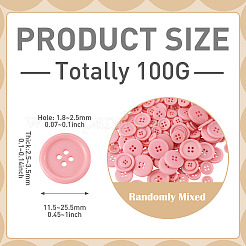 4-Hole Resin Buttons&nbsp;BUTT-TADJ0001-03E